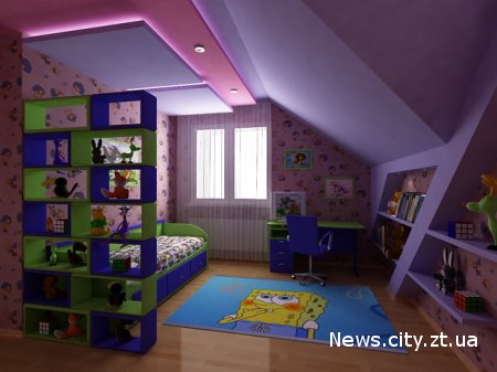 Дизайн дитячої кімнати.