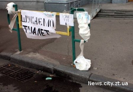 У Житомирі стартувала кампанія за "легалізацію" громадських туалетів.