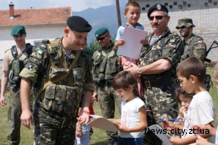 З Косово до Житомира повернулися миротворці