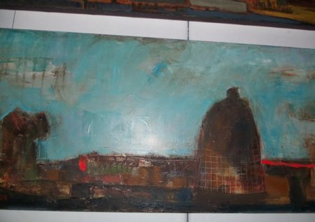 Зоряне небо й пекучі степи Криму: у Житомирі відкрилася виставка картин Олександра Куркчі