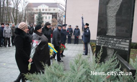 Сьогодні в Житомирі вшановували пам'ять ліквідаторів аварії на Чорнобильській АЕС