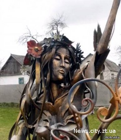 В центрі Житомира встановлять незвичайну ковану фігуру «Дівчина-весна». ФОТО